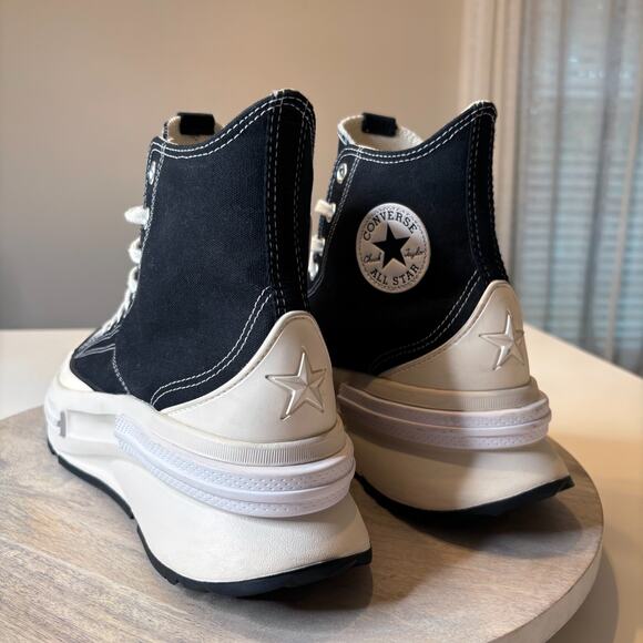 Converse Run Star Motion CX Platform High Top Black Egret Men's Size 10.5 - Picture 6 of 11